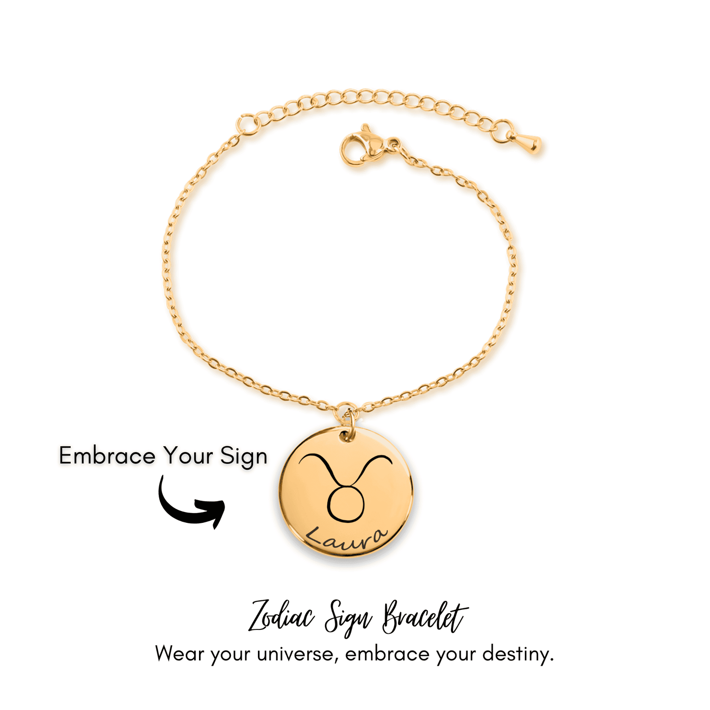 Personalized Zodiac Sign Bracelet